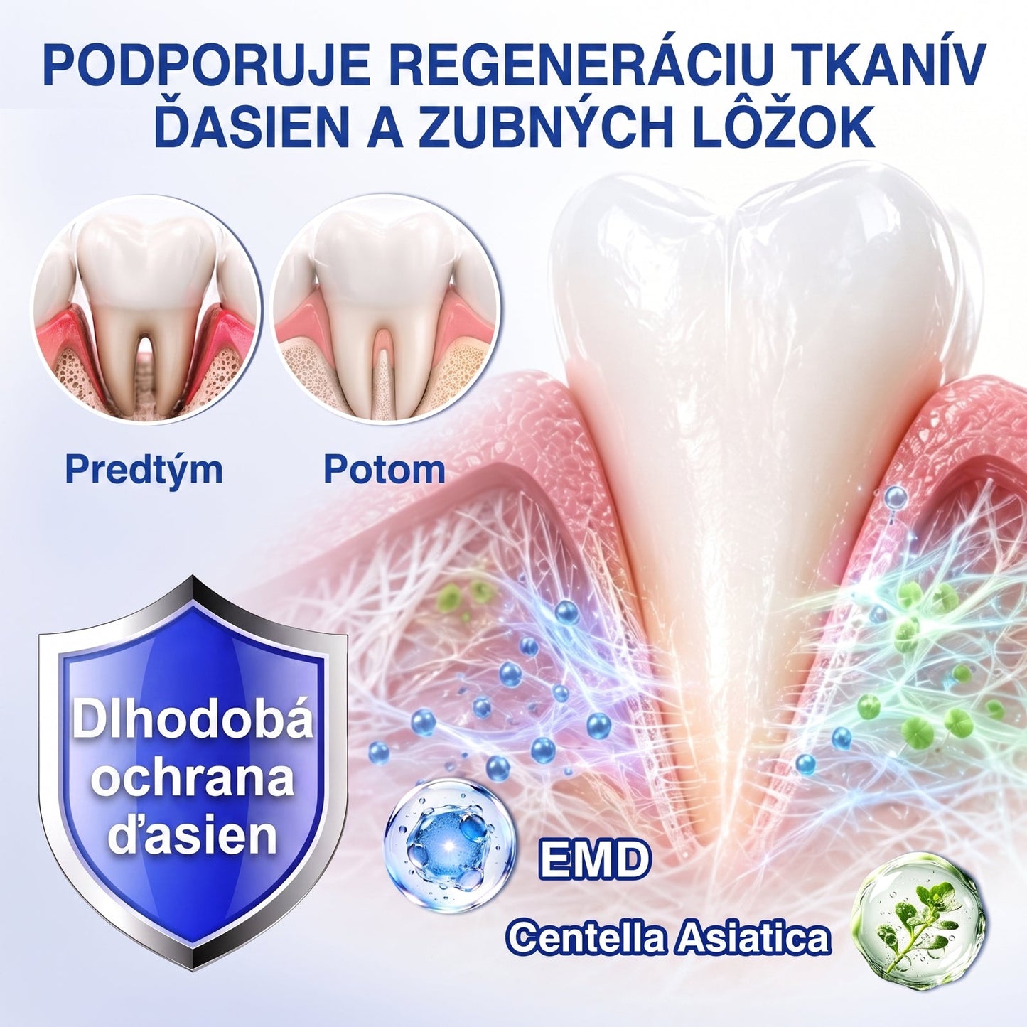 Prelomové klinické riešenie na regeneráciu ústnej dutiny 👨‍⚕️🦷 PureShade® GumRevive regeneračný gél na parodont🎁