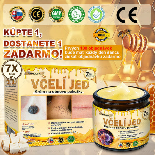 𝖠𝖯𝖪𝖠𝖯𝖪® 🐝🐝 Krém s včelím jedem na obnovu pokožky 🐝 pomáha pri riešení kožných problémov, ako sú: vrásky, jazvy, pigmentové škvrny, strie, akné, psoriáza, ekzém, kožné lézie, podráždenia, zápaly a ďalšie kožné problémy.
