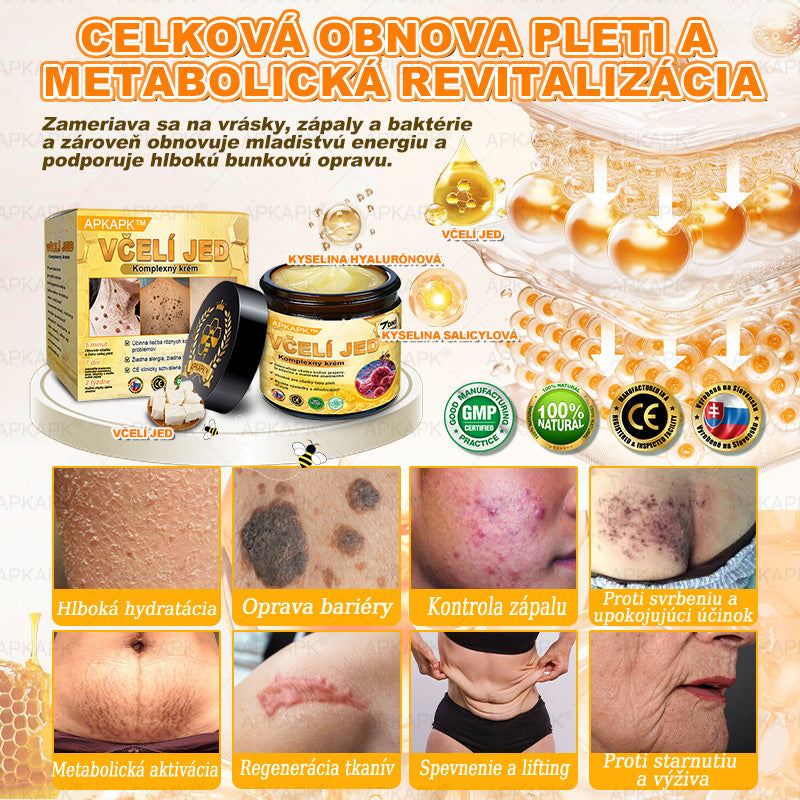 Odporúčané Univerzitnou nemocnicou Bratislava · Vyrobené na Slovensku✨✨ 𝖠𝖯𝖪𝖠𝖯𝖪® regeneračný krém na pokožku s včelím jedom