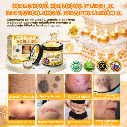 𝖠𝖯𝖪𝖠𝖯𝖪® 🐝🐝 Krém s včelím jedem na obnovu pokožky 🐝 pomáha pri riešení kožných problémov, ako sú: vrásky, jazvy, pigmentové škvrny, strie, akné, psoriáza, ekzém, kožné lézie, podráždenia, zápaly a ďalšie kožné problémy.