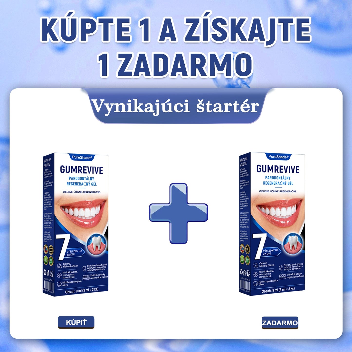 Prelomové klinické riešenie na regeneráciu ústnej dutiny 👨‍⚕️🦷 PureShade® GumRevive regeneračný gél na parodont🎁