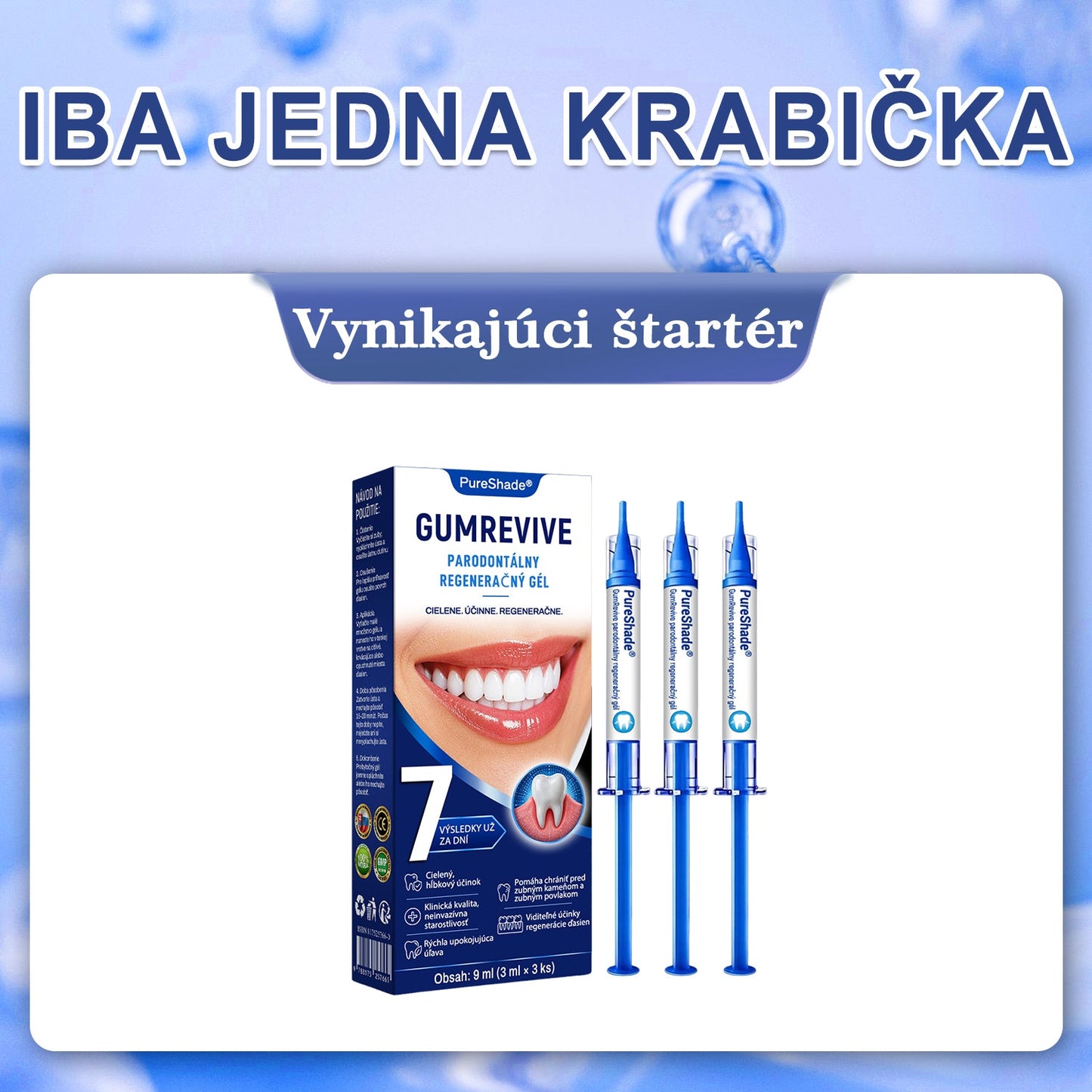 Prelomové klinické riešenie na regeneráciu ústnej dutiny 👨‍⚕️🦷 PureShade® GumRevive regeneračný gél na parodont🎁