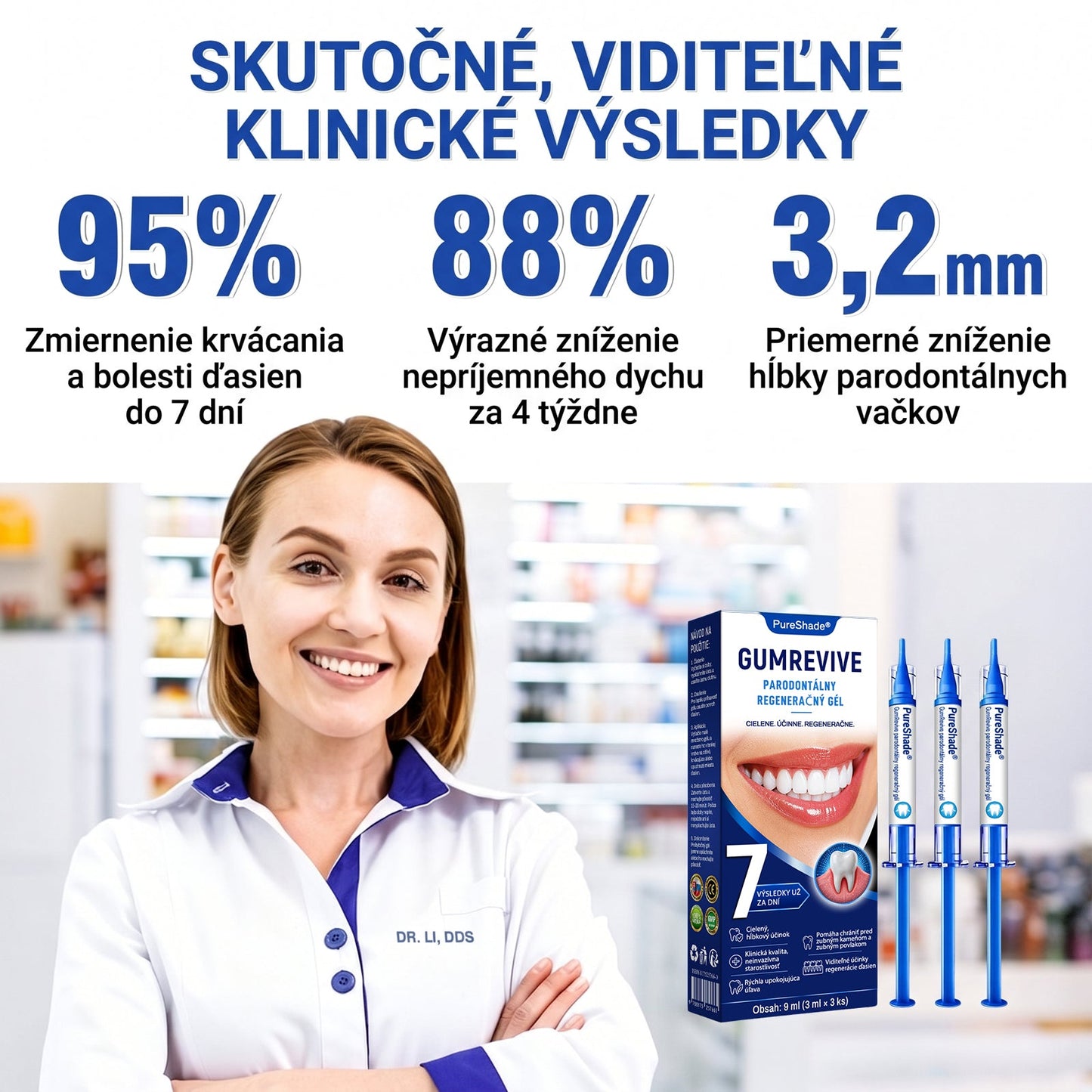 Prelomové klinické riešenie na regeneráciu ústnej dutiny 👨‍⚕️🦷 PureShade® GumRevive regeneračný gél na parodont🎁