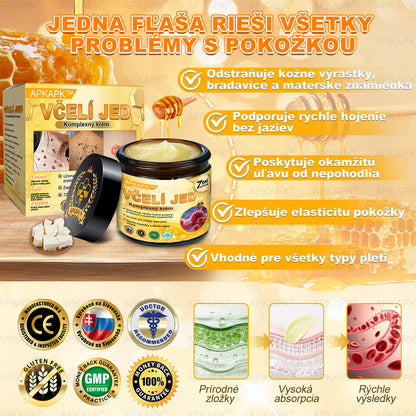 Odporúčané Univerzitnou nemocnicou Bratislava · Vyrobené na Slovensku✨✨ 𝖠𝖯𝖪𝖠𝖯𝖪® regeneračný krém na pokožku s včelím jedom