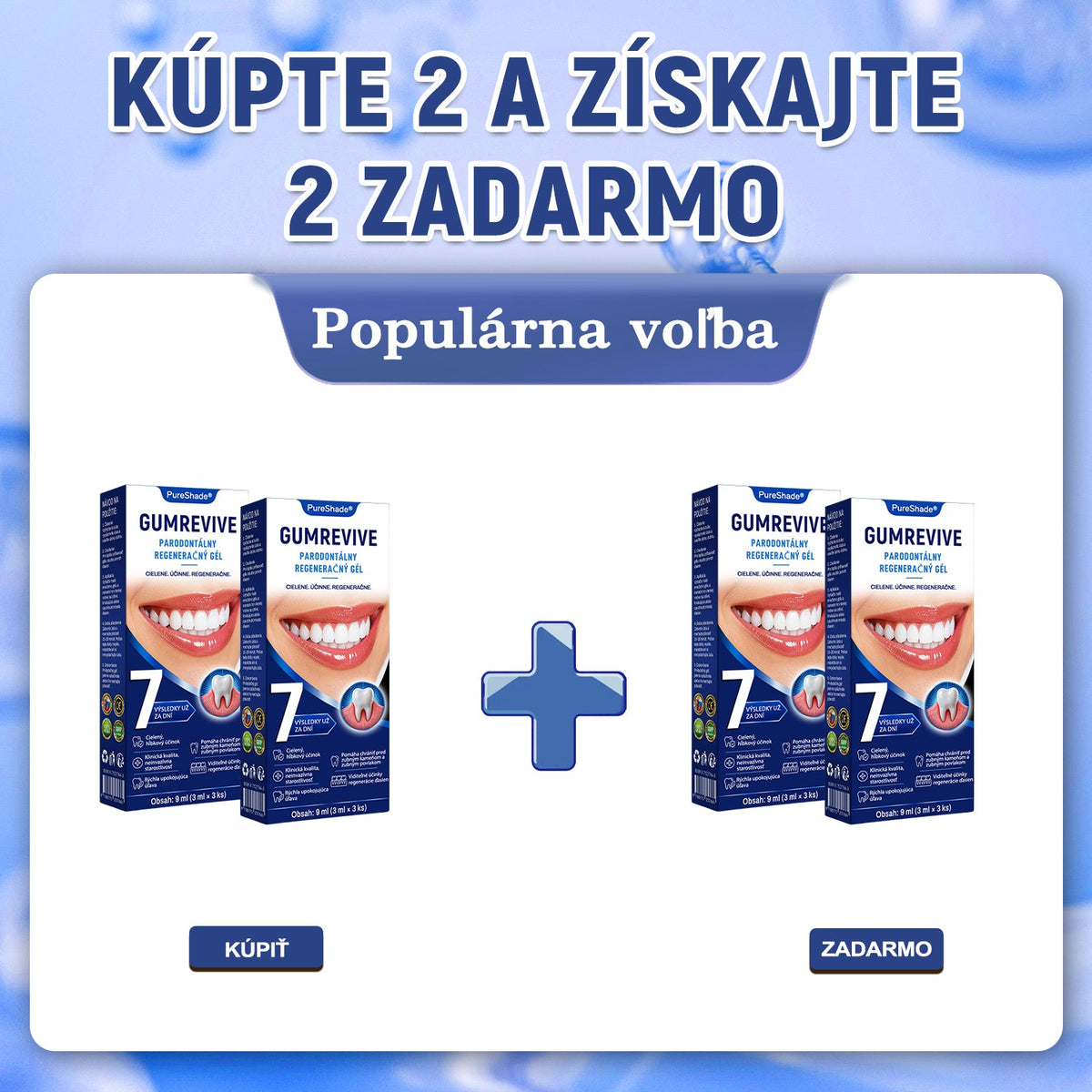 Prelomové klinické riešenie na regeneráciu ústnej dutiny 👨‍⚕️🦷 PureShade® GumRevive regeneračný gél na parodont🎁